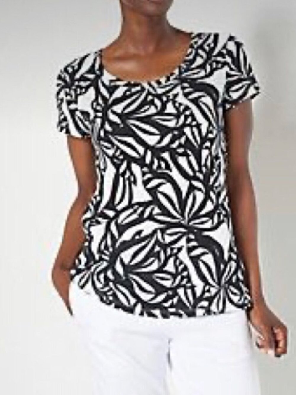 Jason Wu Knit Scoop Neck Tee